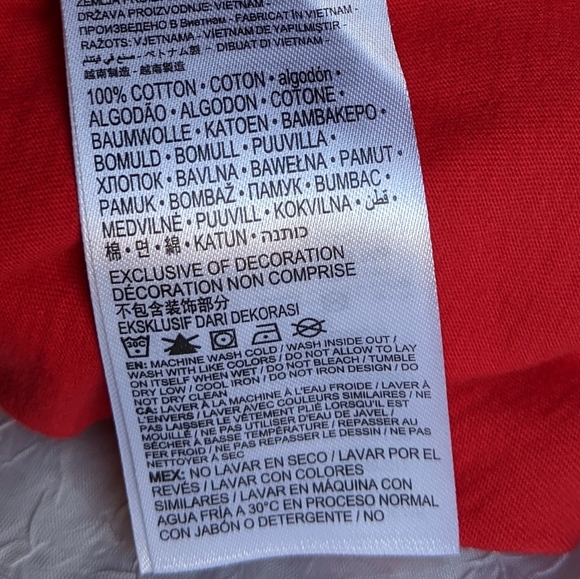 SOLD Nike Baby Boys 6 months Bodysuit SS Red Navy Just Do It - Picture 5 of 5